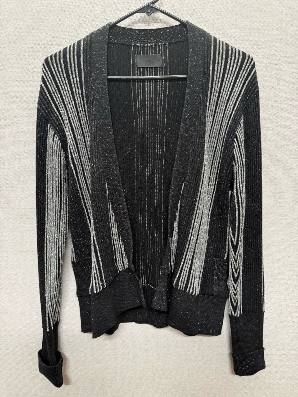 RtA Metallic Open Cardigan - size XXS